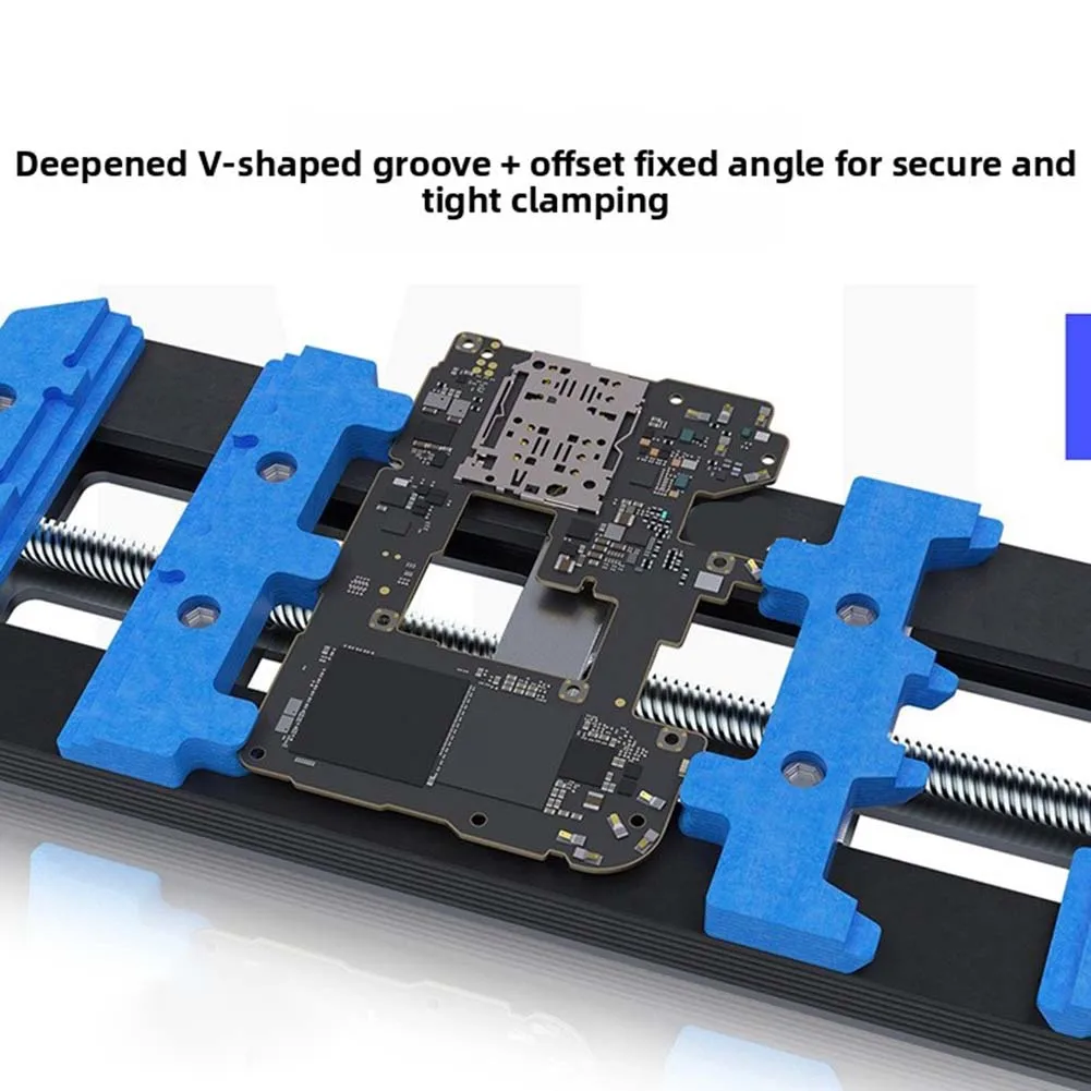 

K23 For Mini Soldering Support Stand for For mobile Phone Chip Repair with Deepened V Groove and Adjustable Clamping Mechanism