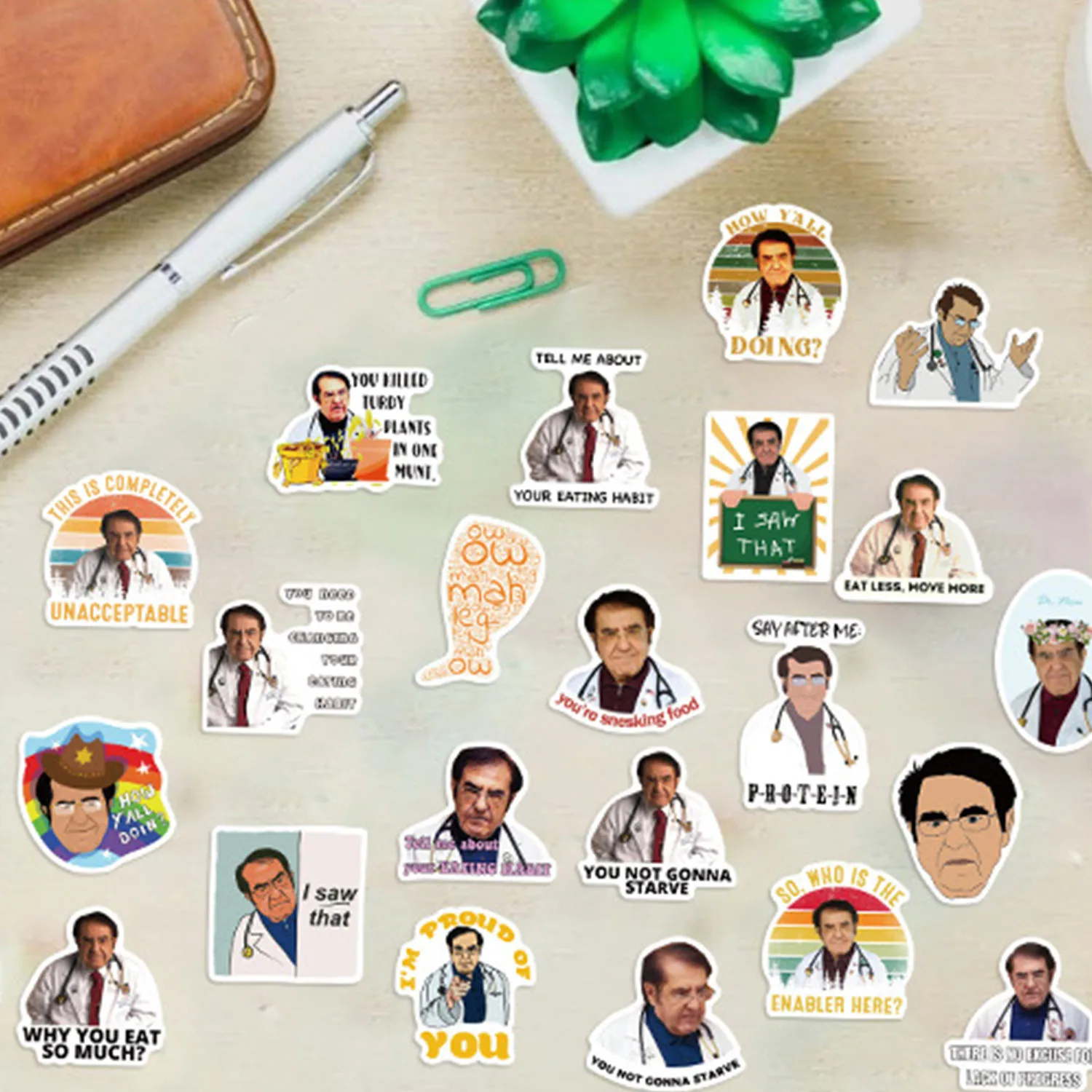 10/50 قطعة الدكتور الآن مضحك ميمي ملصق الكرتون الكتابة على الجدران الديكور الغيتار كوب ماء محمول الأمتعة الثلاجة ملصق مضاد للمياه لعبة