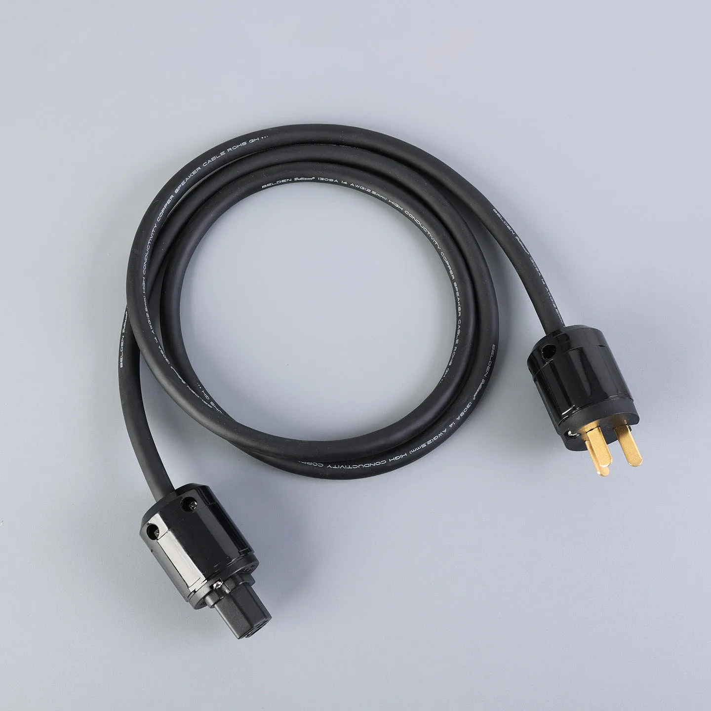 BELDEN 99.99% 4N Pure Red Copper HIFI Audio Power Cord US Standard / CN Standard For Tube Amplifier AMP