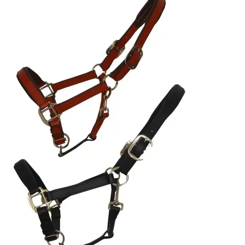 New Arrival Halter Horse Harness Riding Equipment Head Collar Leather Design for Training
