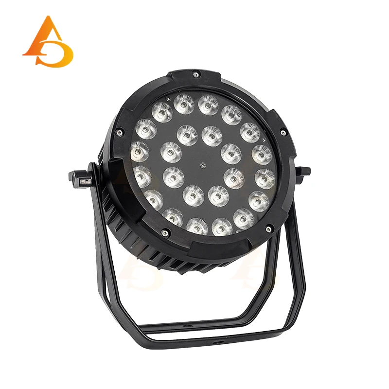Stage Light IP65 Waterproof Par Light 24x18W RGBWA UV 6in1DMX Aluminum Spot Light For Outdoor Performance DJ Disco