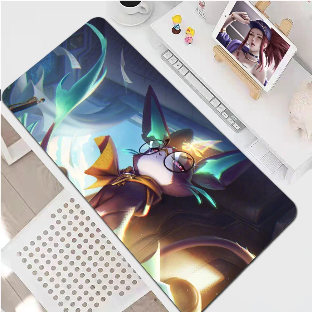 30x90cm LOL Yuumi Gaming Mouse Pad Laptop PC Computer Mause Pad Desk Mat For Big Gaming Mouse Mat For Overwatch/CS GO