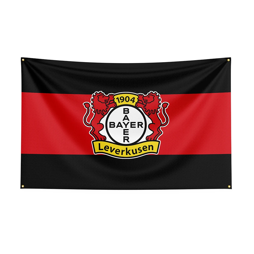 Bayer 04-Hebelkusen-Flagge, Polyester, bedruckt, Rennsport-Banner für Dekor-Flagge