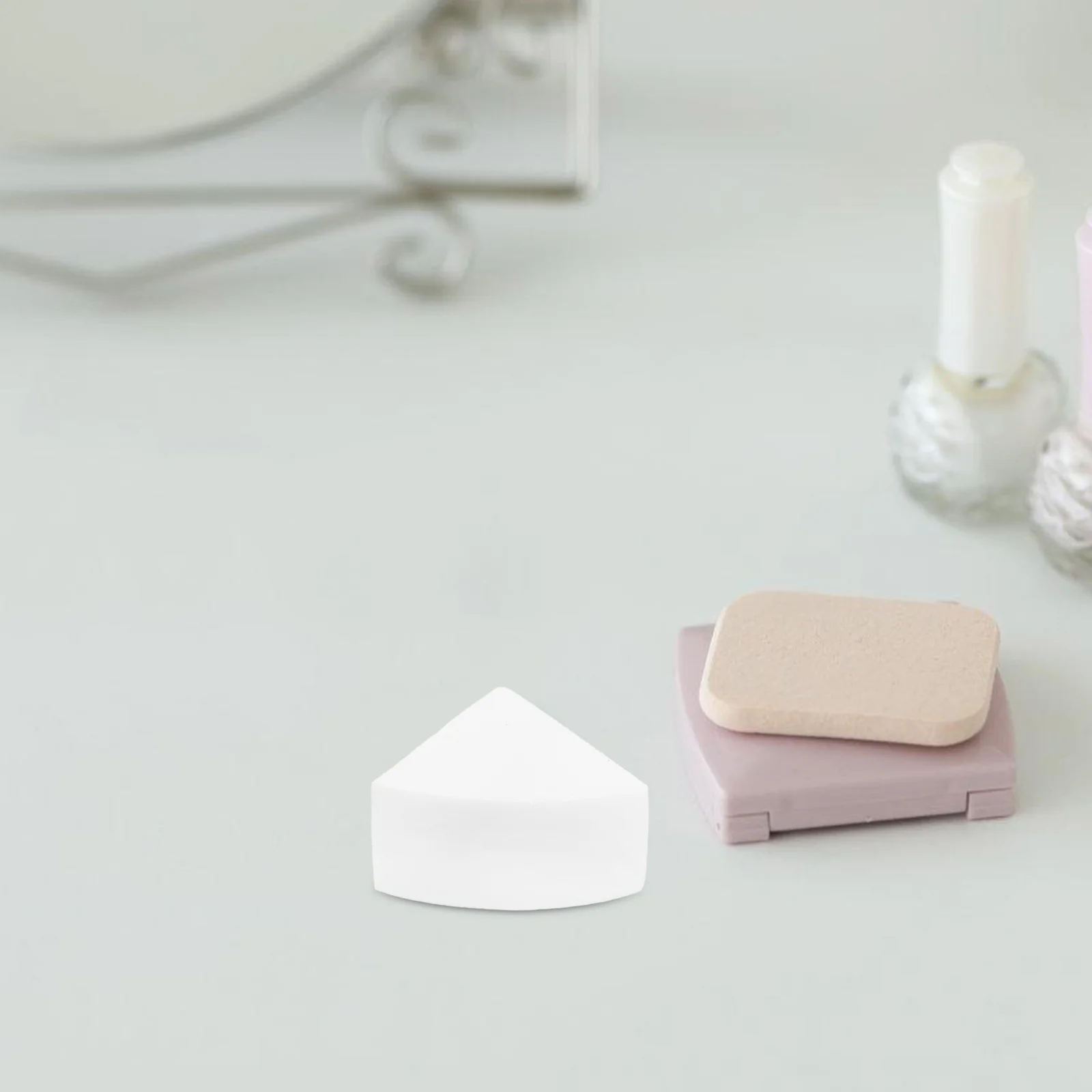 12 個の三角形パフ、パウダー用、柔らかく、敏感肌に優しいメイクアップツールキット、交換用ウェッジ、代替品