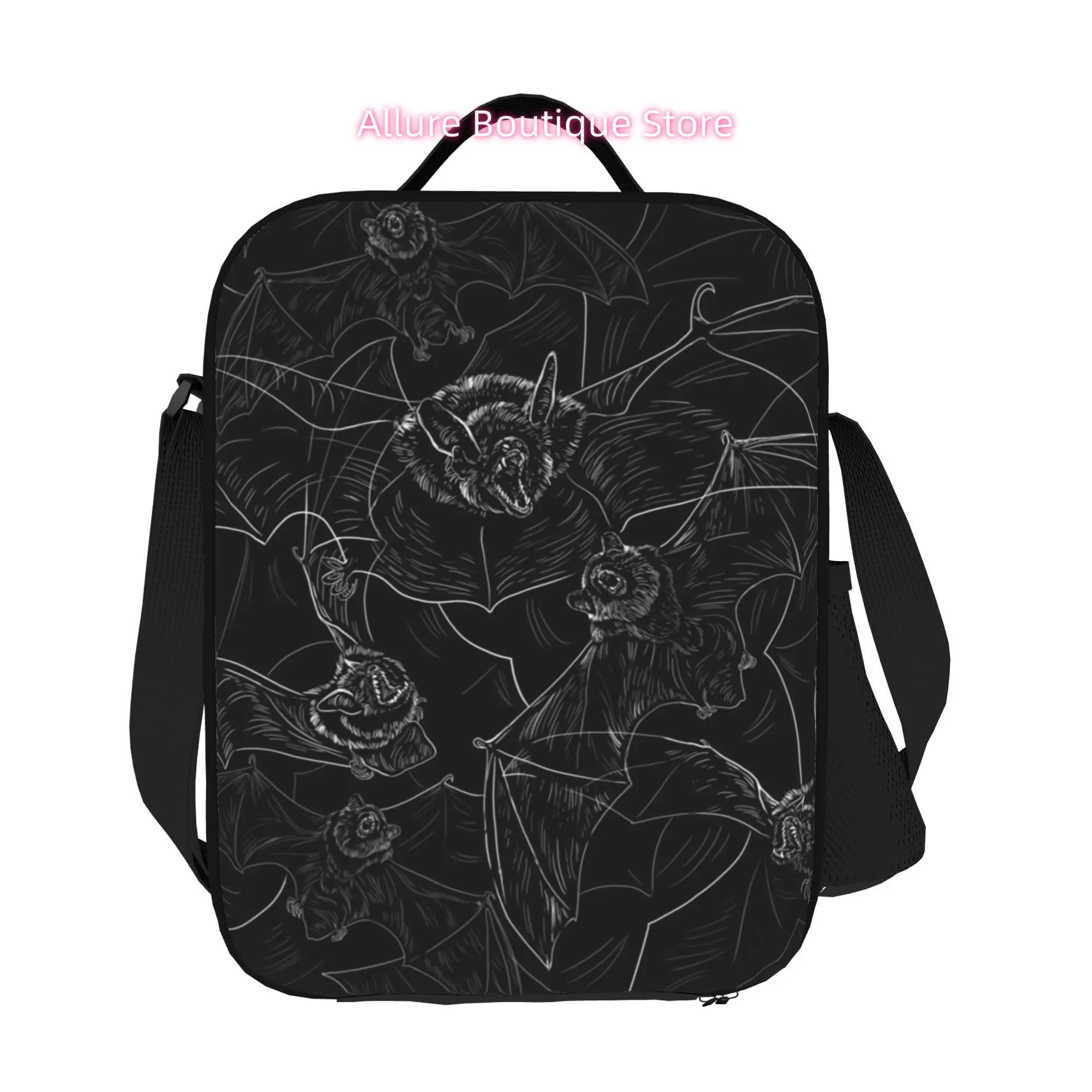 Bat Attack Multi-Purpose Tote Bag for Work, Travel, Shopping, And Daily Use - Not for Food Contact (Non-Food Contact)