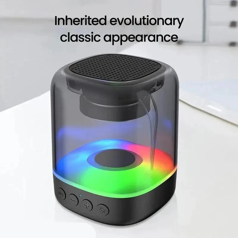 Portable LED Lamp Caixa De Som Bluetooth Speaker Mini Subwoofer Sound Box Music Wireless Small Woofer Bocina Coluna Column Audio