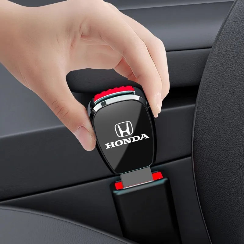 سيارة معدنية حزام الأمان كليب موسع سلامة حزام الأمان قفل مشبك اكسسوارات لهوندا سيفيك أكورد صالح جاز CRV BRV HRV انسايت #3