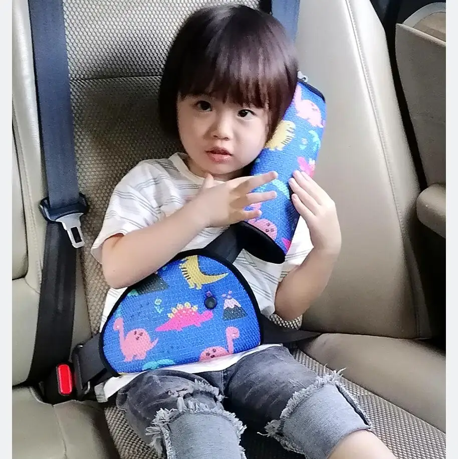 Children's Car Seatbelt protector Neck Tummy For 2-12 years old Kids Car Safety Cushion Memory foam portabili Easy to dismantle