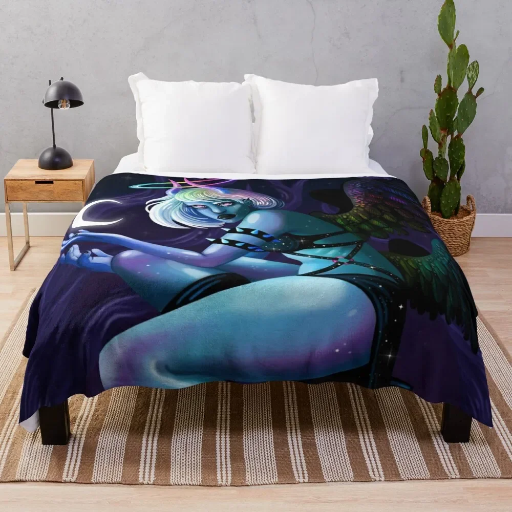 

Murmir, Angel of Night Throw Blanket Loose Softest Soft Beds Summer Beddings Blankets