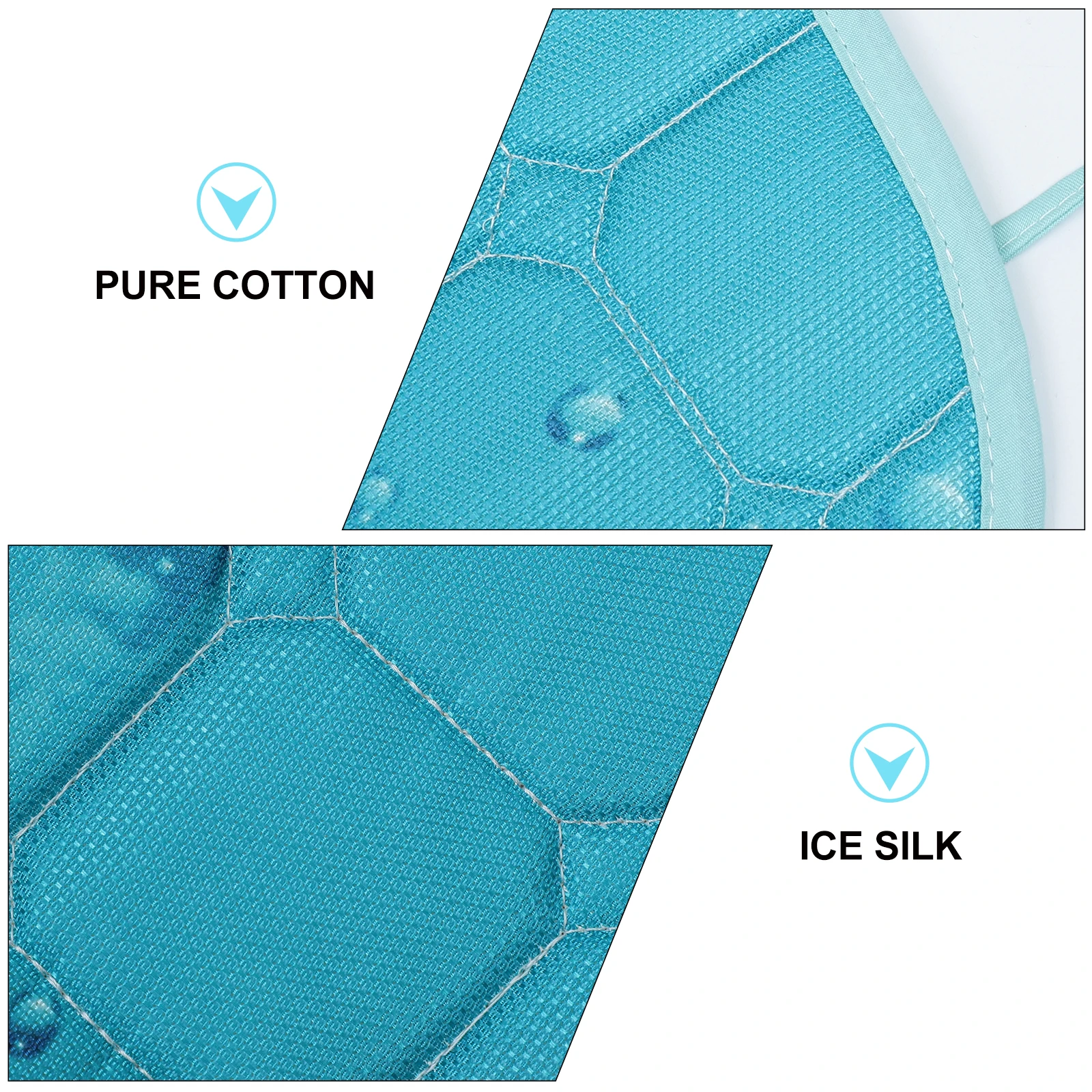 

Stroller Mat Cooling Cushion Liner for Car Seat Pram Carrier -Friendly Breathable Heat Dissipation for Stroller