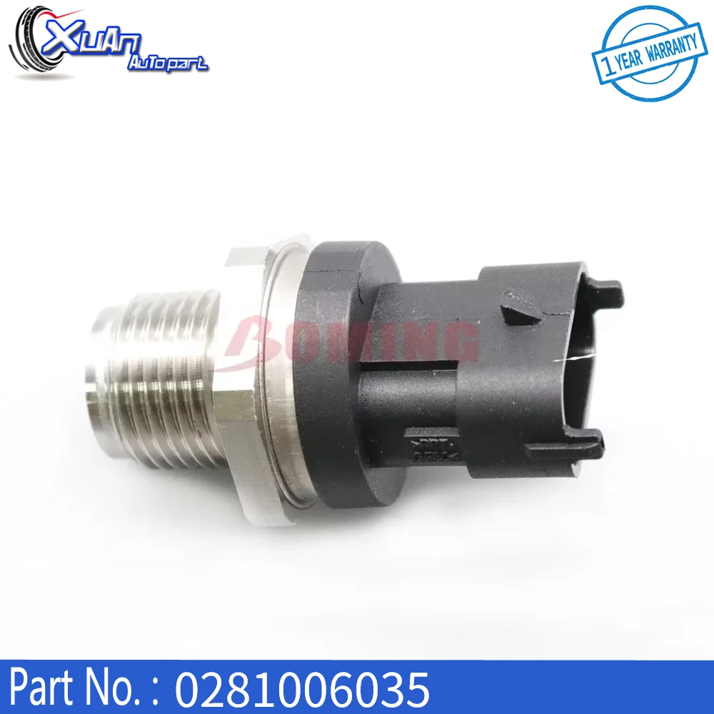 XUAN 0281006035 For Hyundai Kia Replace Fuel System Common Rail Tube Pressure Sensor 0445214210 0445214211