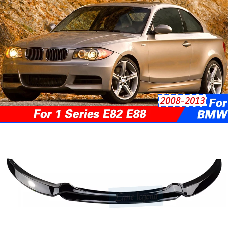 

Car Front Bumper Lower Chin Lip Skirt Spoiler Lip Body Kit Spoiler Splitter Trim Protector For BMW 1 Series E82 E88 2008-2013