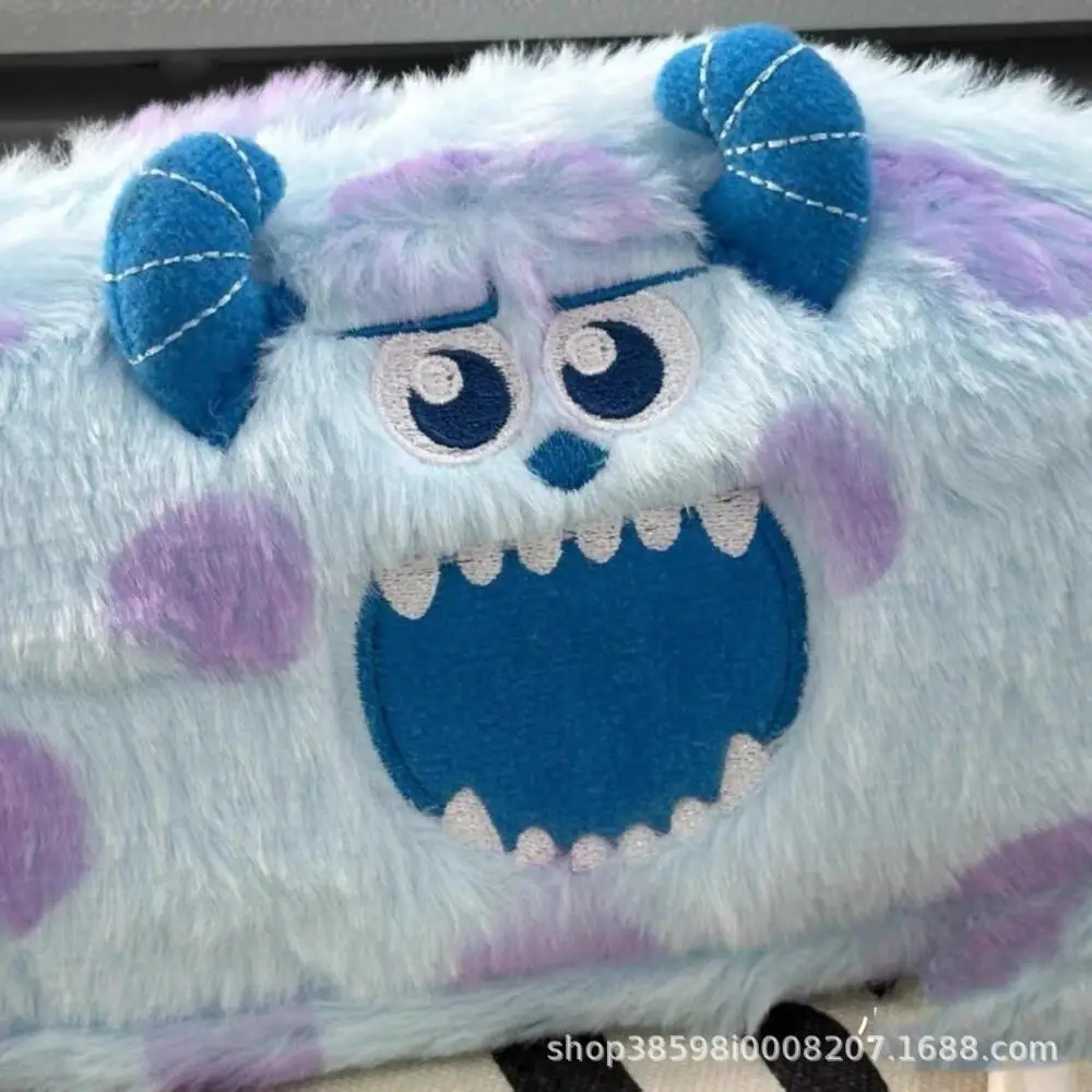 Disney Monsters University James P.sullivan Astuccio morbido in peluche Portamonete Portaoggetti per cancelleria Regalo di ricompensa per studenti con cerniera singola