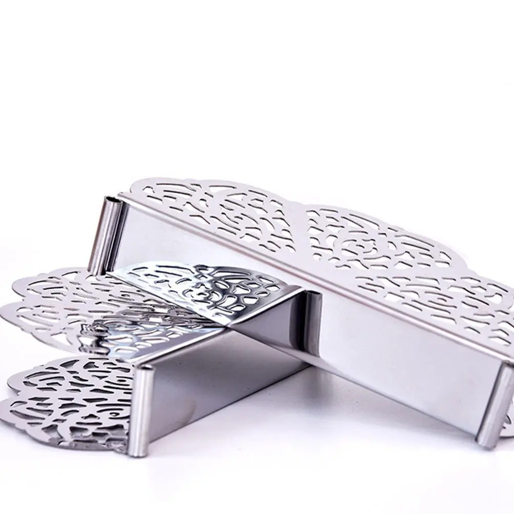 

Golden Napkin Holder Modern Tissue Rack For Kitchen Hotel Use Wear-Resistant Zinc Alloy Paper Towel Organizer Decorative Storage