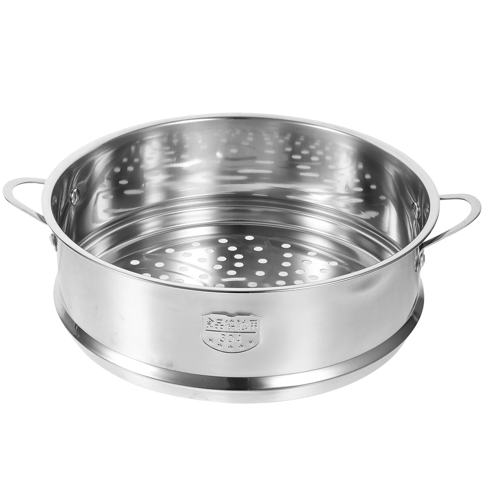 

304 Stainless Steel Steamer 22cm Premium Multi functional Buns Basket Kitchen Steamer Dishwasher Safe Even Heating Quick