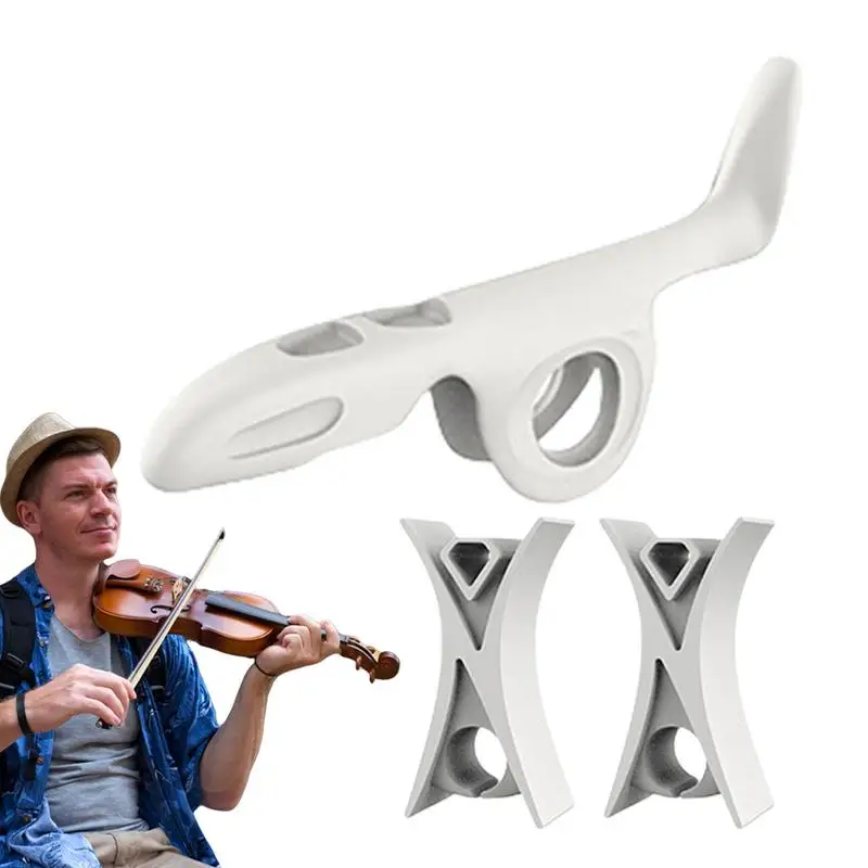 Violin Bow Holder Silicone Violin Bow Grip Partner Violin Teaching Aid Compact Bow Straightener Bow Hold Teaching Aid For