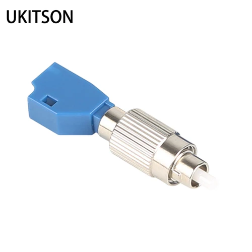 Adaptador de LC a FC Keystone LC-FC, enchufe Jack UPC, modo único 9/125Um, conector lucente hembra FC macho, enchufe de fibra óptica híbrida
