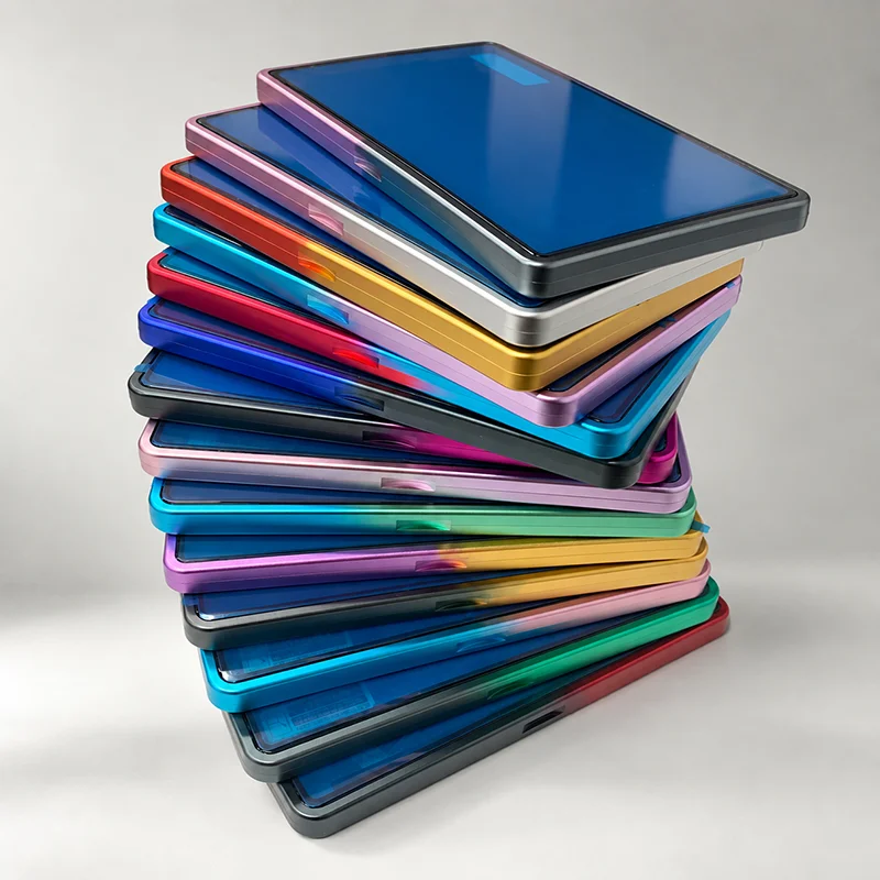 Gradient Colorful Aluminum Alloy Magnetic Cards Case for PSA/CGC Magnetic Display Holder UV Scratch Resistant Trading Card