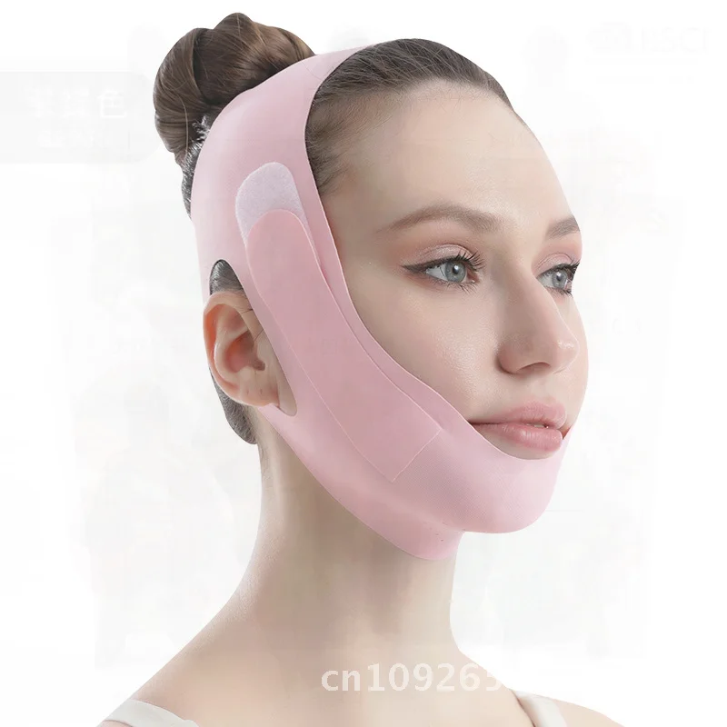 Masque de pansement pour le visage en V, léger et respirant amélioré, aide à la mise en forme du visage pour le contour et le contour respectueux de la peau
