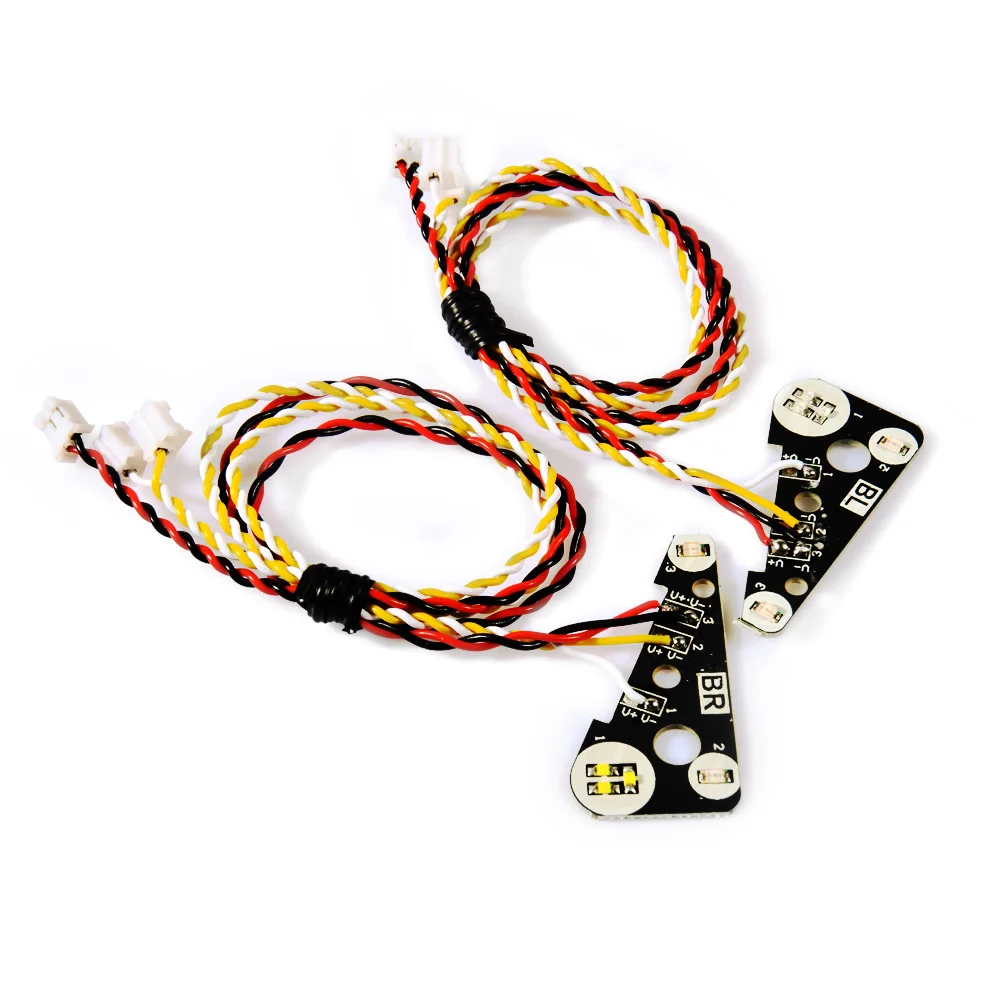 AFRC TX02 TRX4 LED Lights System Kit RC Car Front Rear for RC Crawler TRX-4 Defender DIY Assembly Upgrading