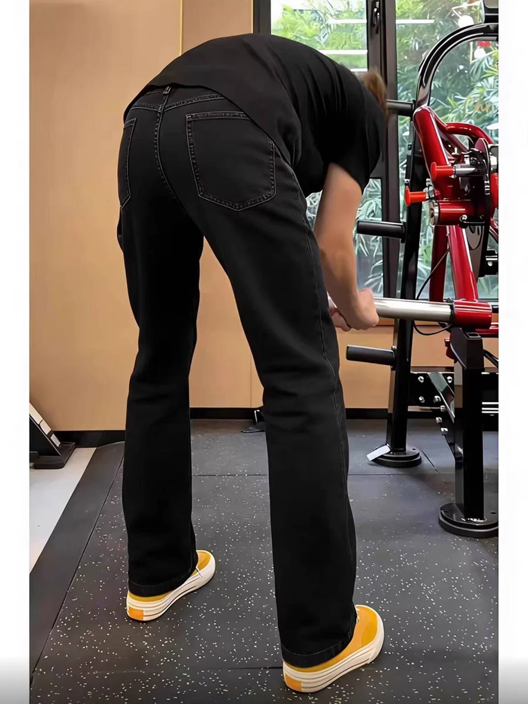 

Мужские джинсы Cleanfit Bla Slim Fit с прямыми штанинами, весенняя коллекция, средняя посадка, на молнии, износостойкие, эластичные, прямого кроя