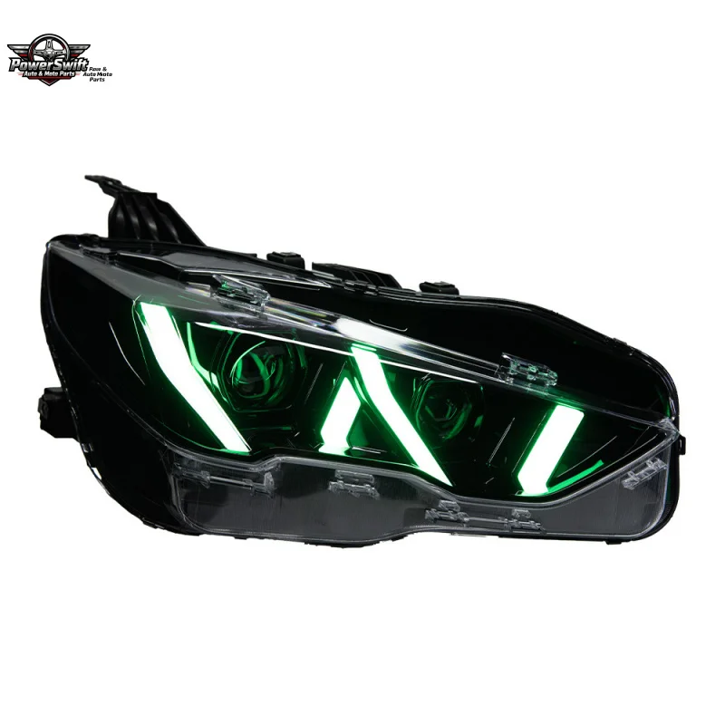 Suitable for 21-24 Trumpchi Shadow Leopard Headlight Assembly Lamborghini Style Daytime Running Flowing Turn Signal Light