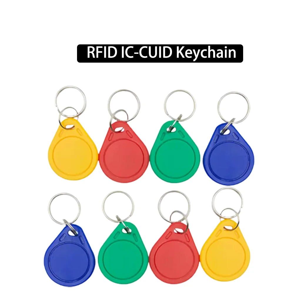 5/10pcs Ic Cuid Replaceable Rewritable Keychain Rfid Smart Chip NFC Copy Tag 13.56mhz Badge Clone 1k S50 Token Read and Write