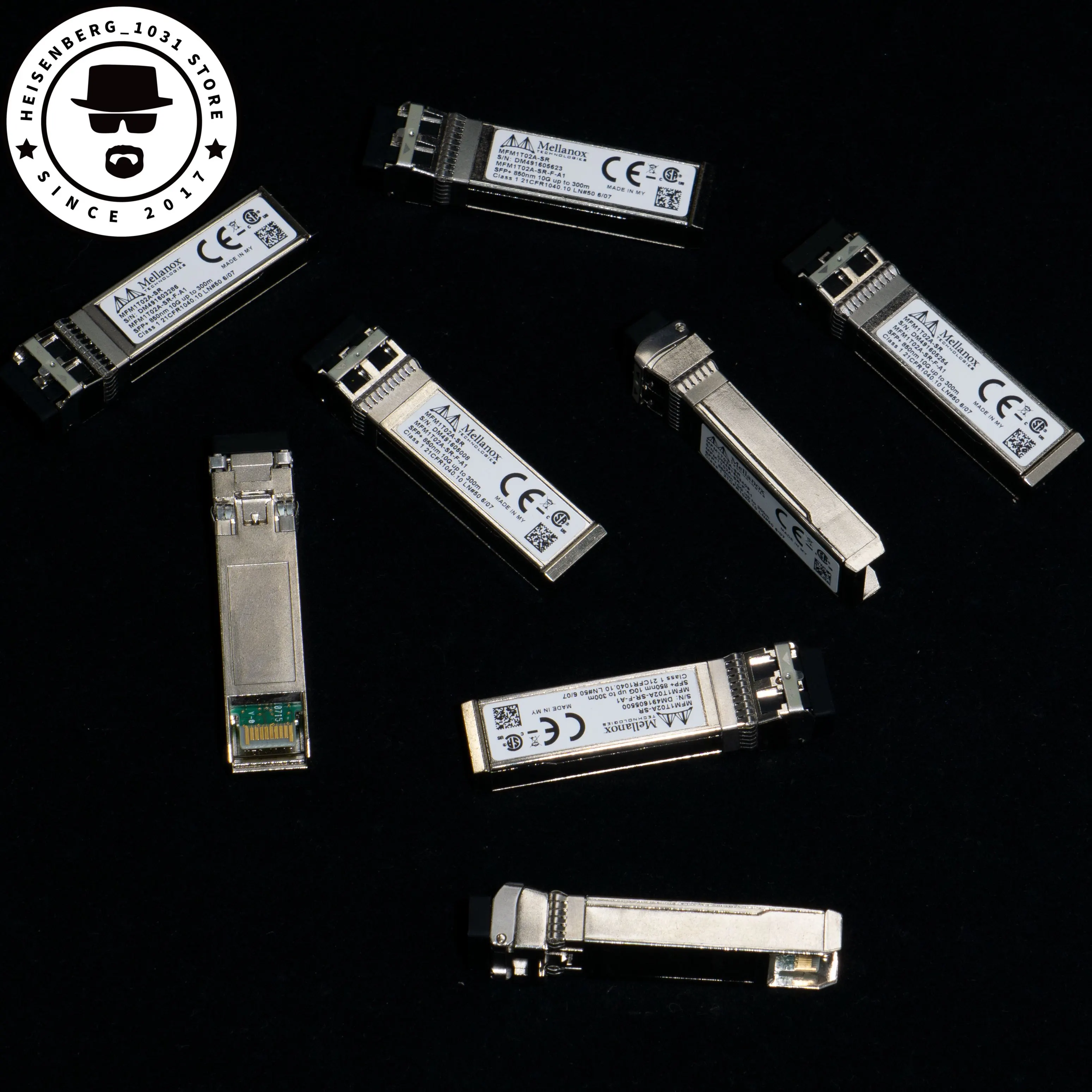 Mellanox MFM1T02A-SR 10gbe sfp mmf 850nm最大300mの光トランシーバー