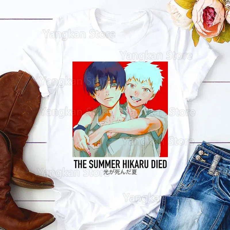 夏のヒカルが死んだ ヒカル・ヨシキ 人気 Tシャツ メンズ レディース ファッション ヒップホップ 原宿 Tシャツ