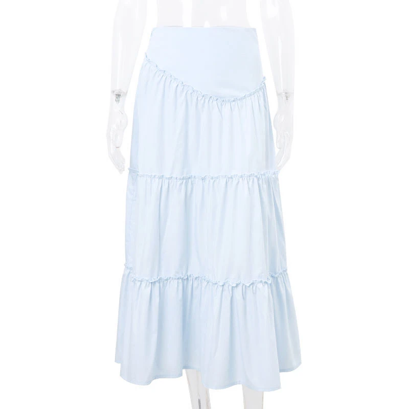 Gonna lunga retrò 2025 Gonna da fata con vita temperamento primaverile ed estivo