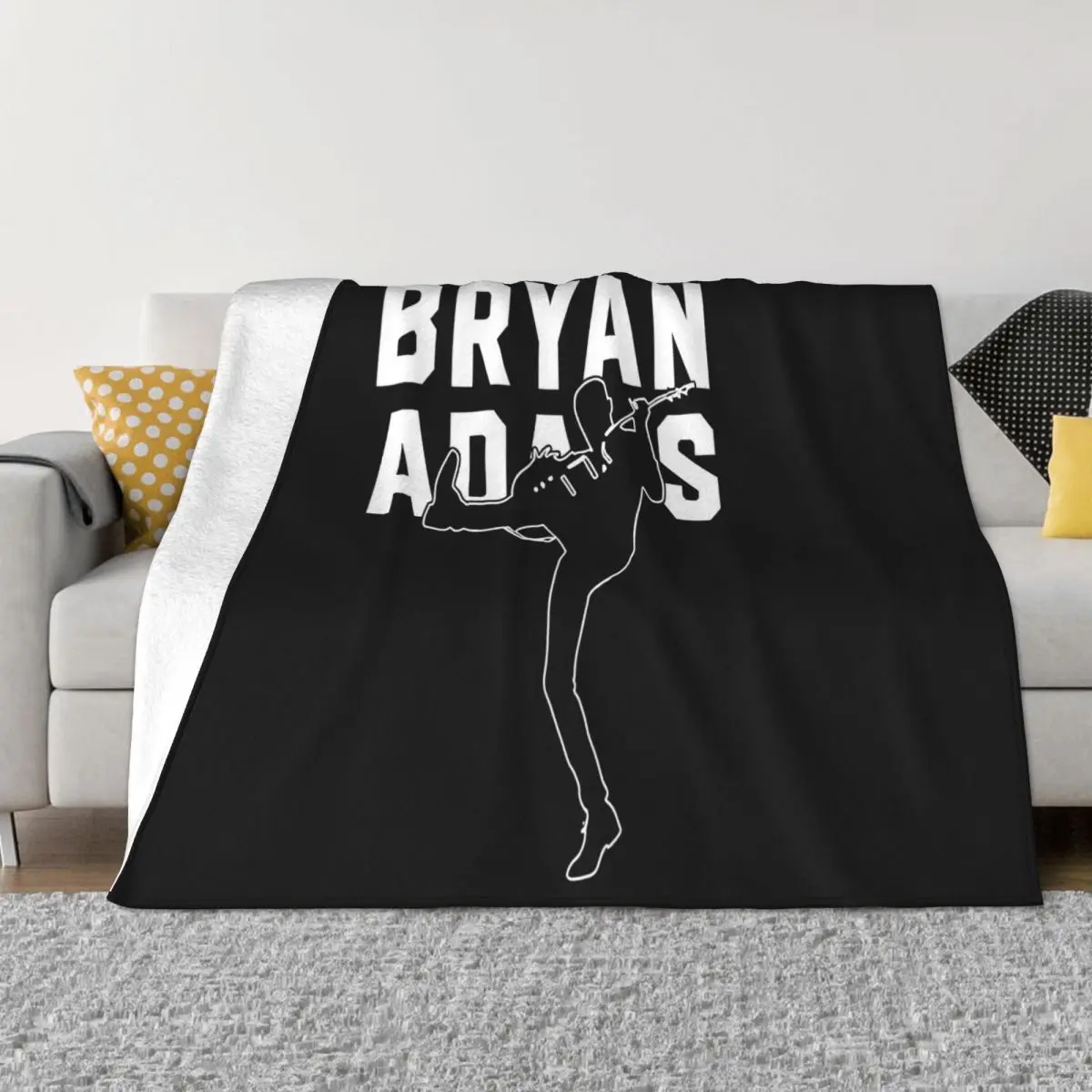 Bryan Adams Tour 2024 3 Anime Bed Blanket Throw Blanket Home And Decoration Throw Blanket