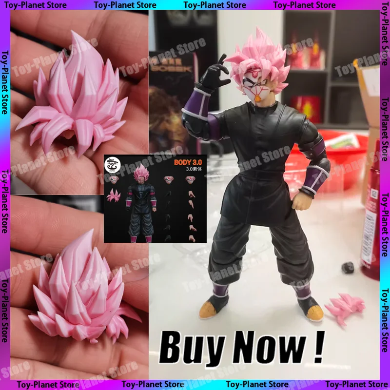 Beast Deities Kong Studio-figura de acción de Dragon Ball Z SHF, Goku SSJ1 SSJ2, máscara con cabeza de Vegeta, accesorios para el cabello, juguetes de Anime, en Stock