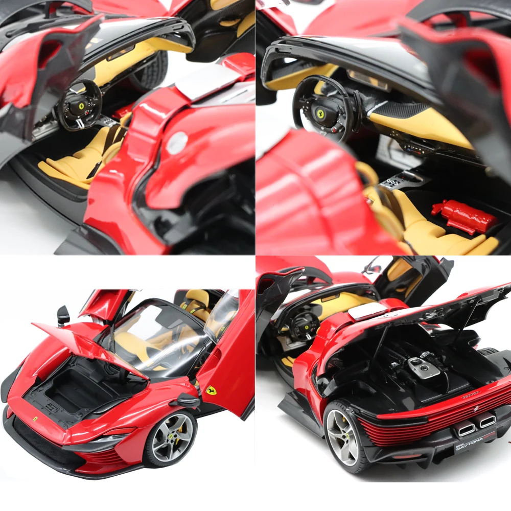 Ferrari Daytona SP3 Supercars Model 1:18 Bburago Diecast Cars
