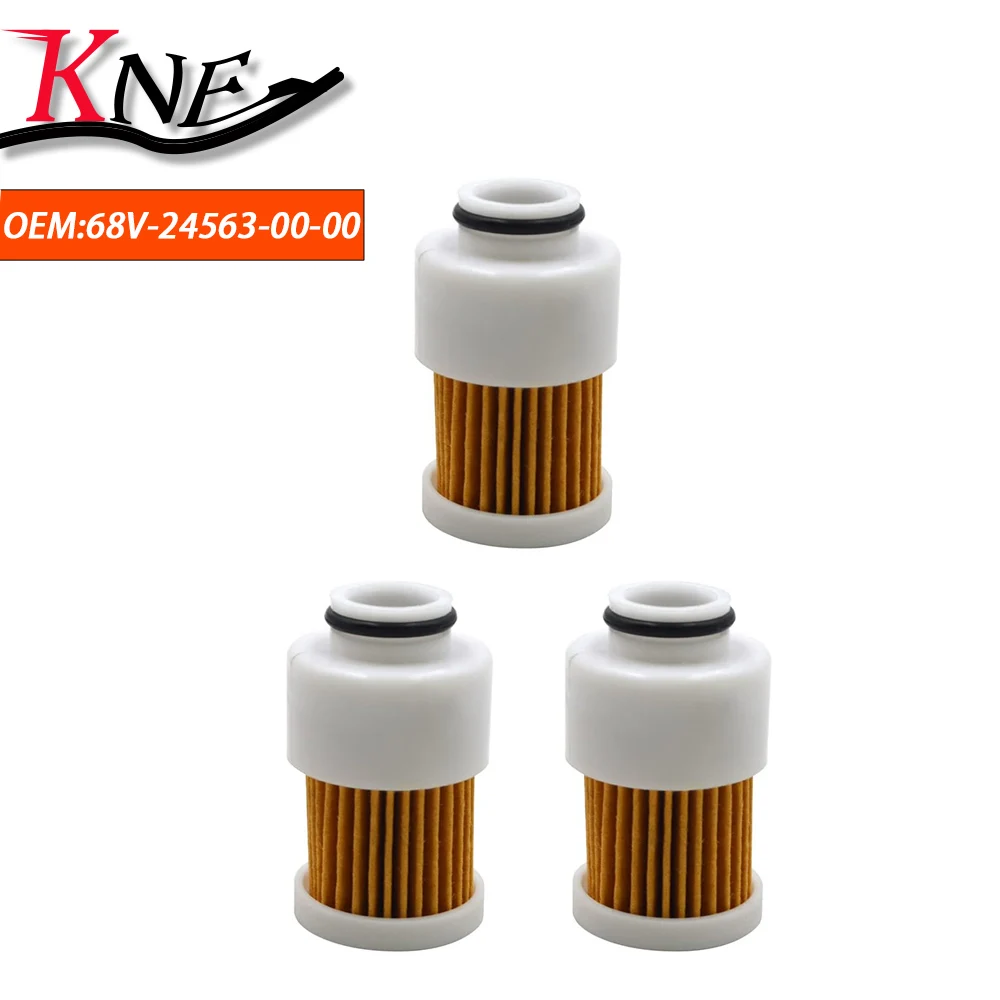 Elemento do Filtro de Combustível 68V-24563-00-00 para Motores de Popa Yamaha Mercury 50 60 75 90 115 hp 4 Tempos, Mercury 881540, Sierra 18-7979
