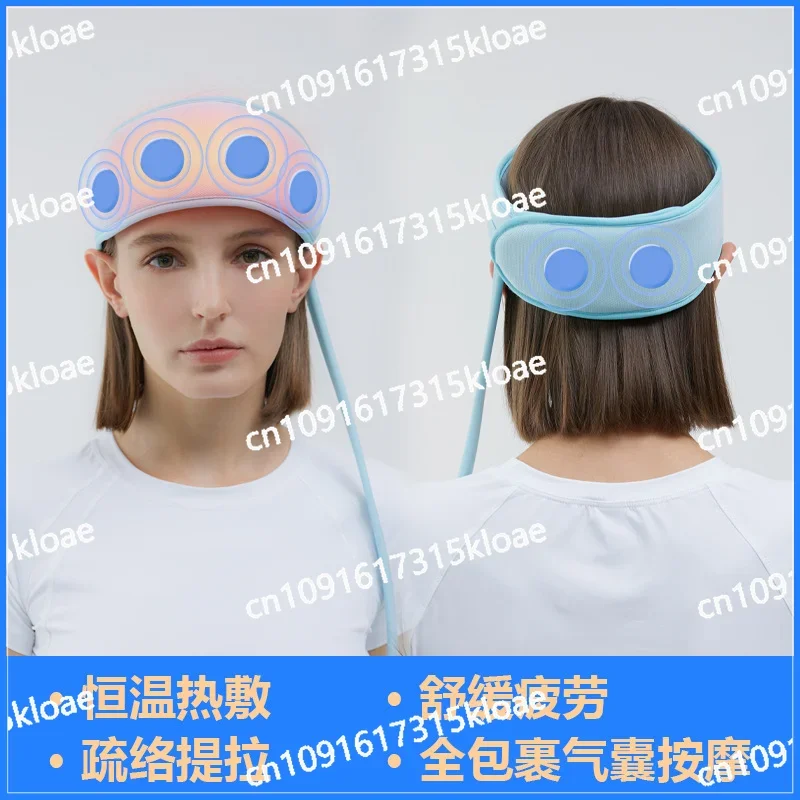 Head massager, battery household, electric kneading massage with hot compress, meridian sleep instrument