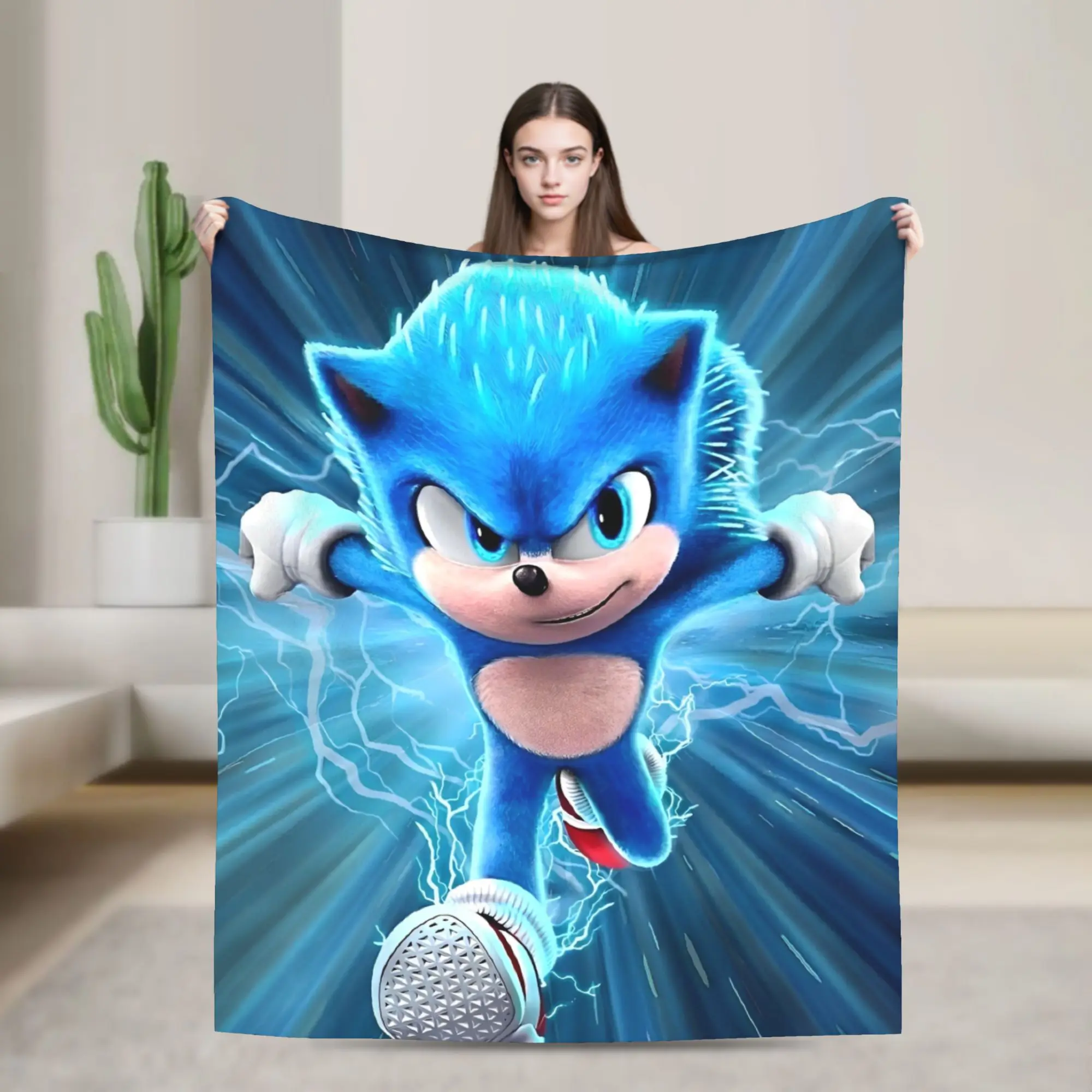 

Sonices Blanket Cover Fleece Ultra-Soft Throw Blanket for Bedding Couch Bed Rug