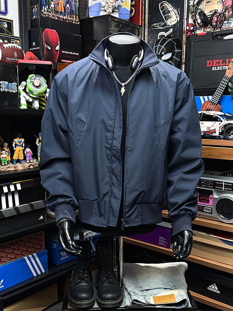 

Мужская куртка-бомбер в американском стиле, с воротником-стойкой, ветрозащитная, ретро, для молодежи, для повседневной носки...