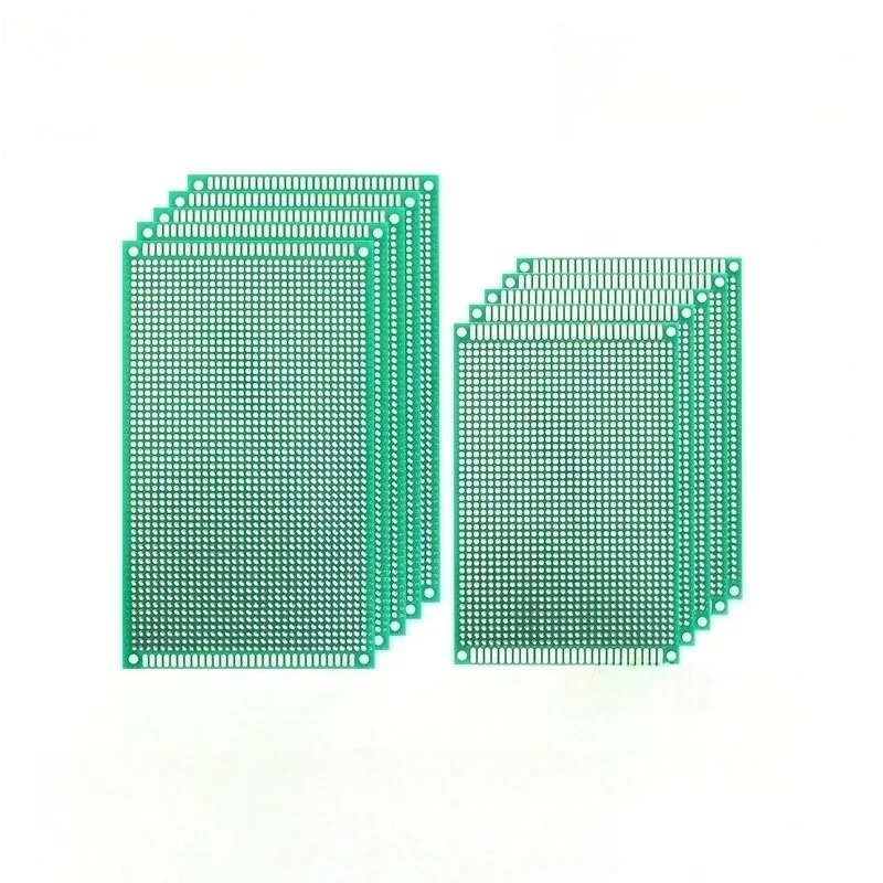 5/10 قطعة العالمي PCB النموذج مجلس الأخضر جهين 6x8 7x9 7x10 8x12 9x15 10x10 10x15 سنتيمتر Protoboard اللوح لتقوم بها بنفسك عدة #5
