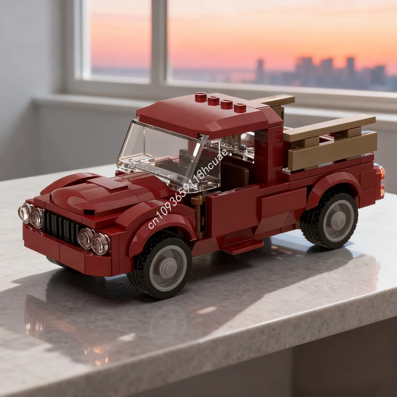 

228 шт. MOC праздничный грузовик сезонные рождественские модели строительных блоков идея подарок кирпичные игрушки дети день рождения