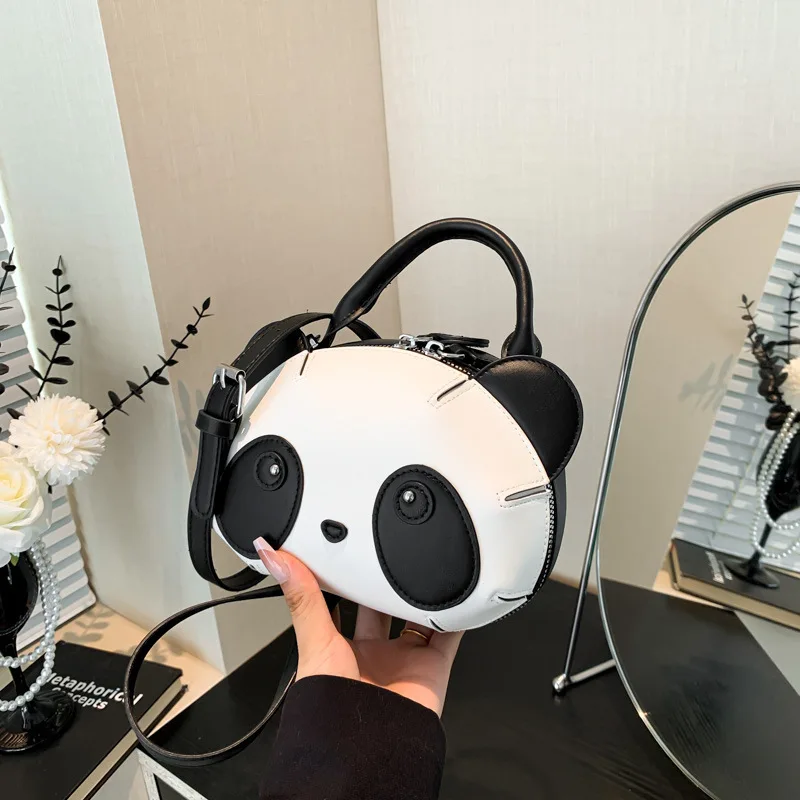 Korean Version, New Cute Panda Single Shoulder Diagonal Bag