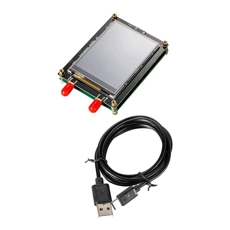 RF Signal Generator ADF4351 35M-4.4G PLL Sweep Generator with USB Cable Touch Screen 1set