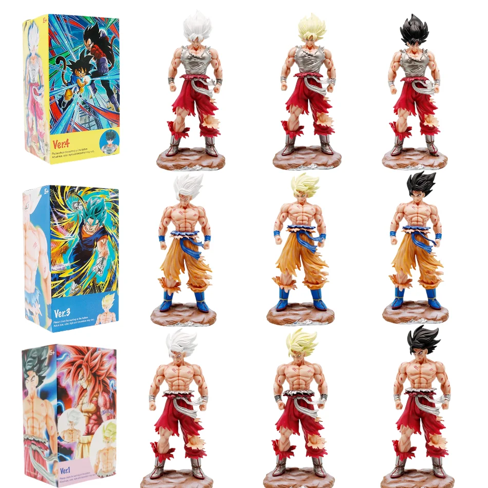 28 سنتيمتر لعبة دراغون بول Z الشكل جوكو شخصيات كرتونية سوبر سايان جوكو Gk تمثال Gokou البلاستيكية نموذج اللعب دمية تحصيل الهدايا