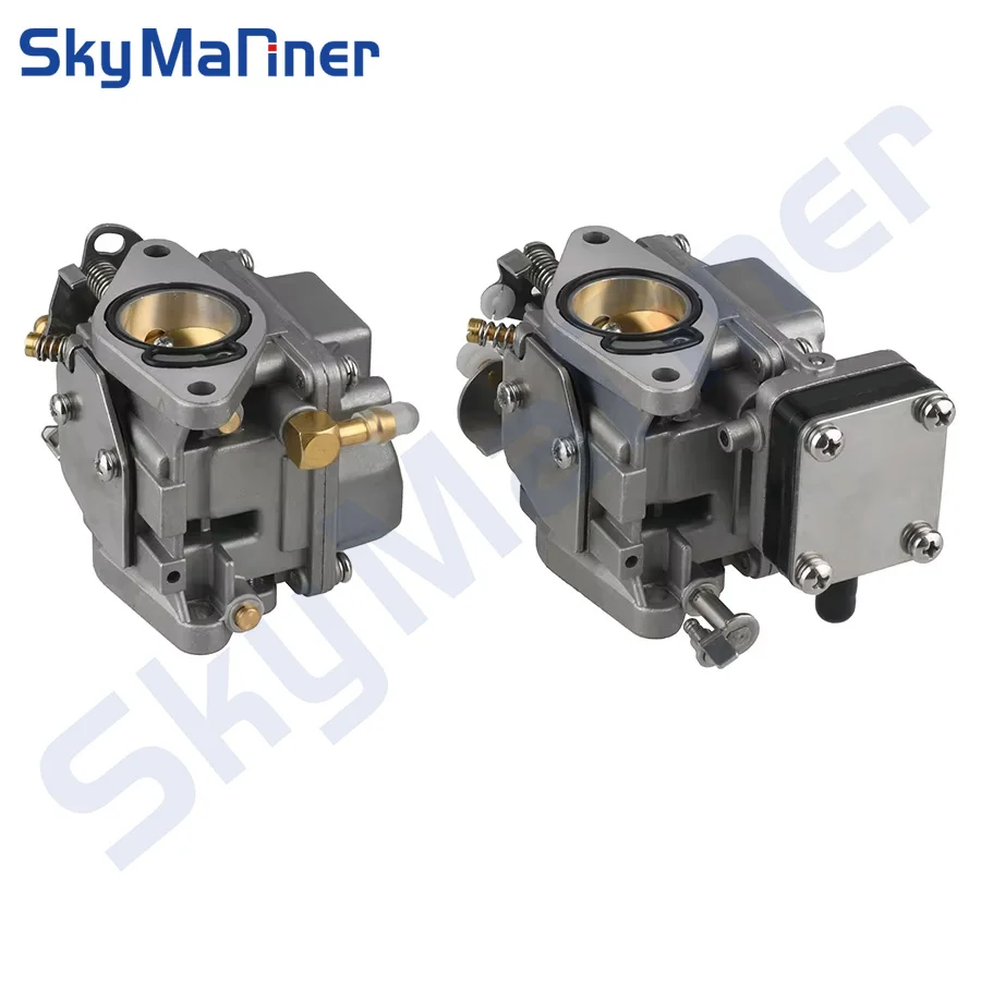 Carburetor Assy 6L2-14301 6L2-14302 For Yamaha Outboard Motor 2 Stroke 2 Cylinder 20HP 25HP 25MLHU 6L2-14302-00 6L2-14301-00