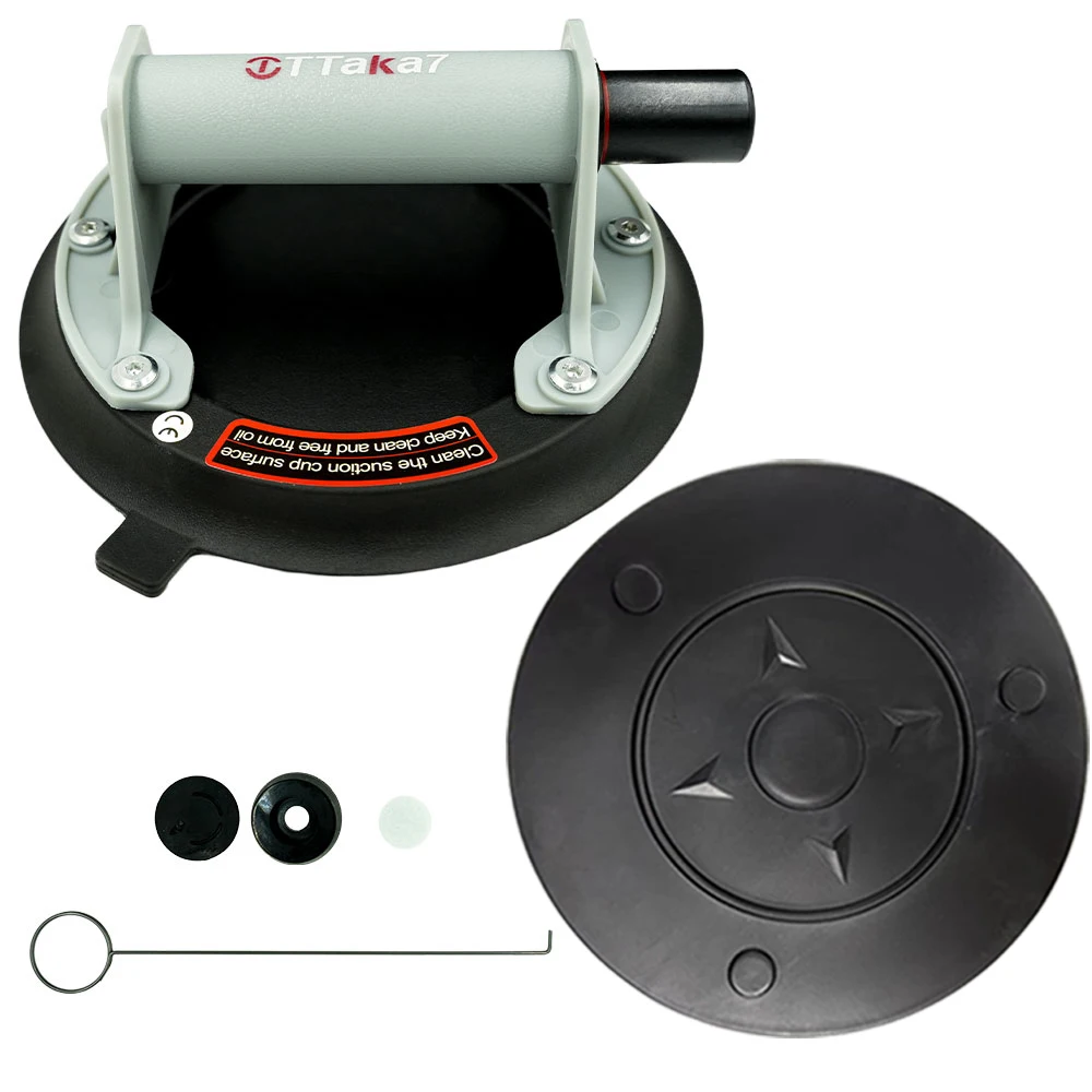 Ventosa de vidrio, ventosa de vidrio al vacío, vidrio grande, ventosa de alta resistencia, potente mango de ventosa de vidrio industrial, azulejos, granito