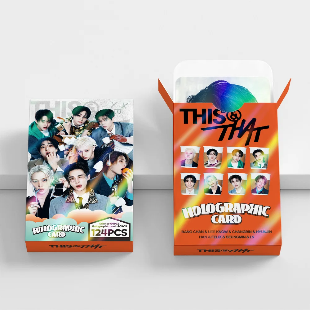 124Pcs RUN IT THIS & THAT Lomo Cards Photocards Stickers HD Fans Collection Cards Decorative Stickers Present Gifts image 6