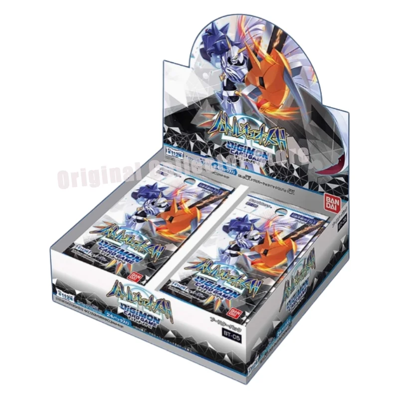 オリジナルバンダイデジモンカード DTCG 日本デジタルモンスターバトルカード BT-05 オメガの戦い補充バッグ収集子供のギフト