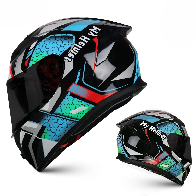 

Certified Helmet Official Flagship Motorcycle Helmet Men's and Women's Full Helmet Electric Motorcycle Winter Safety