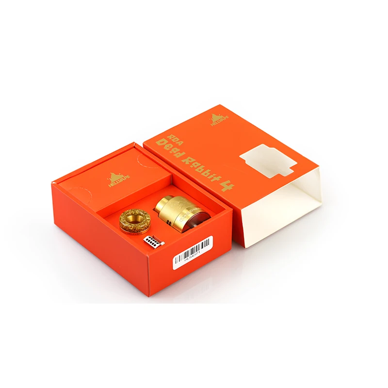 الأصلي Hellvape الميت الأرنب 4 RDA رذاذ السجائر الإلكترونية لفائف واحدة/مزدوجة 0.37Ω Ni80 كلابتون 810/510 بالتنقيط تلميح Vape خزان