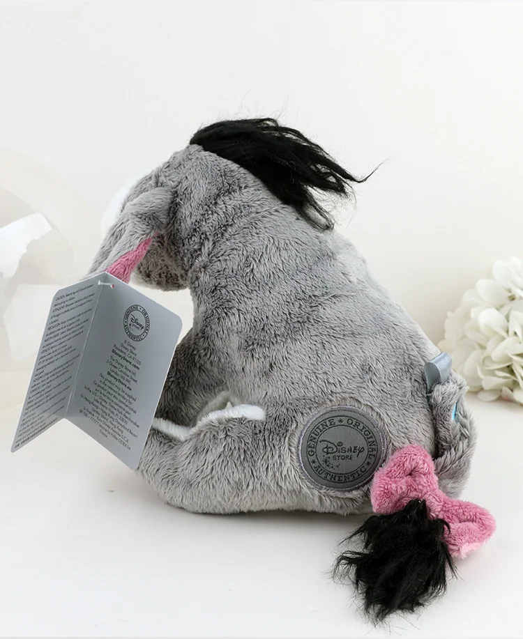 20cm Flauschiges Eeyore Winnie The Pooh Plüschtier Kleine Original Plüschpuppe Graue Stofftiere Chibi Anime Zimmerdekoration für Mädchen – Detail 5