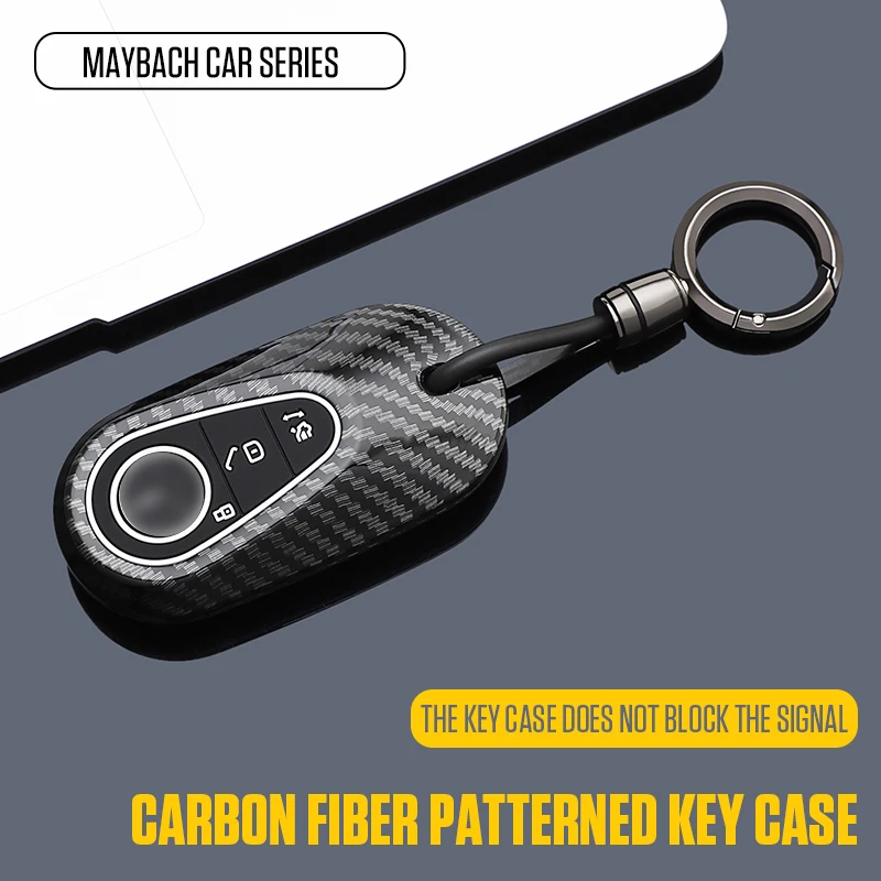 Car Key Cover Fits For Mercedes‑Benz S400L, E300L, C260L, C200L, GLC, GLE, GLS, A200L, AMG Car Key Shell Protector